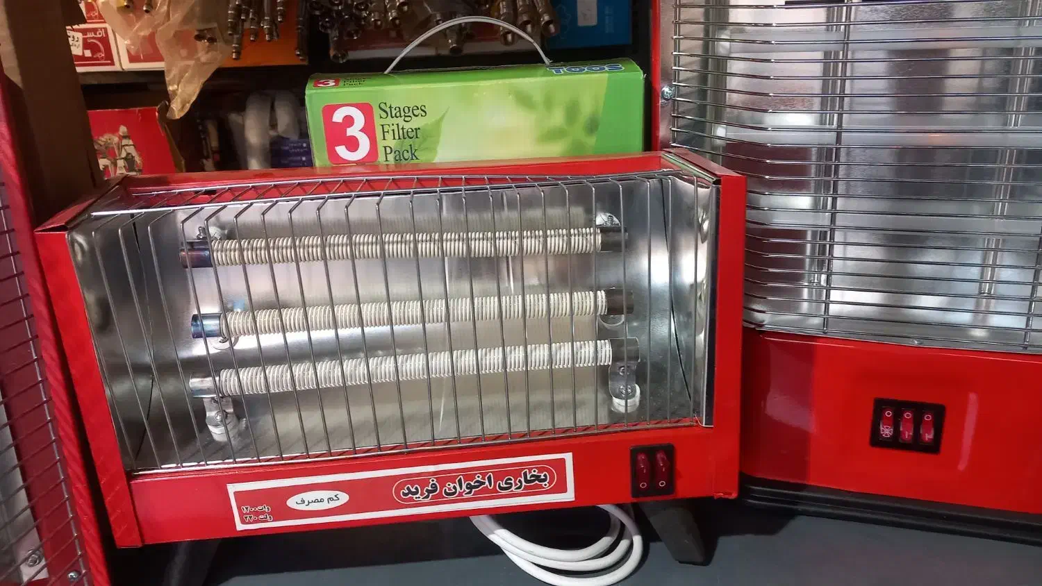 بخاری برقی کرسی هیتر اخوان فرید مهر ناسیونال|بخاری، هیتر، شومینه|شیراز, کوزه گری|دیوار