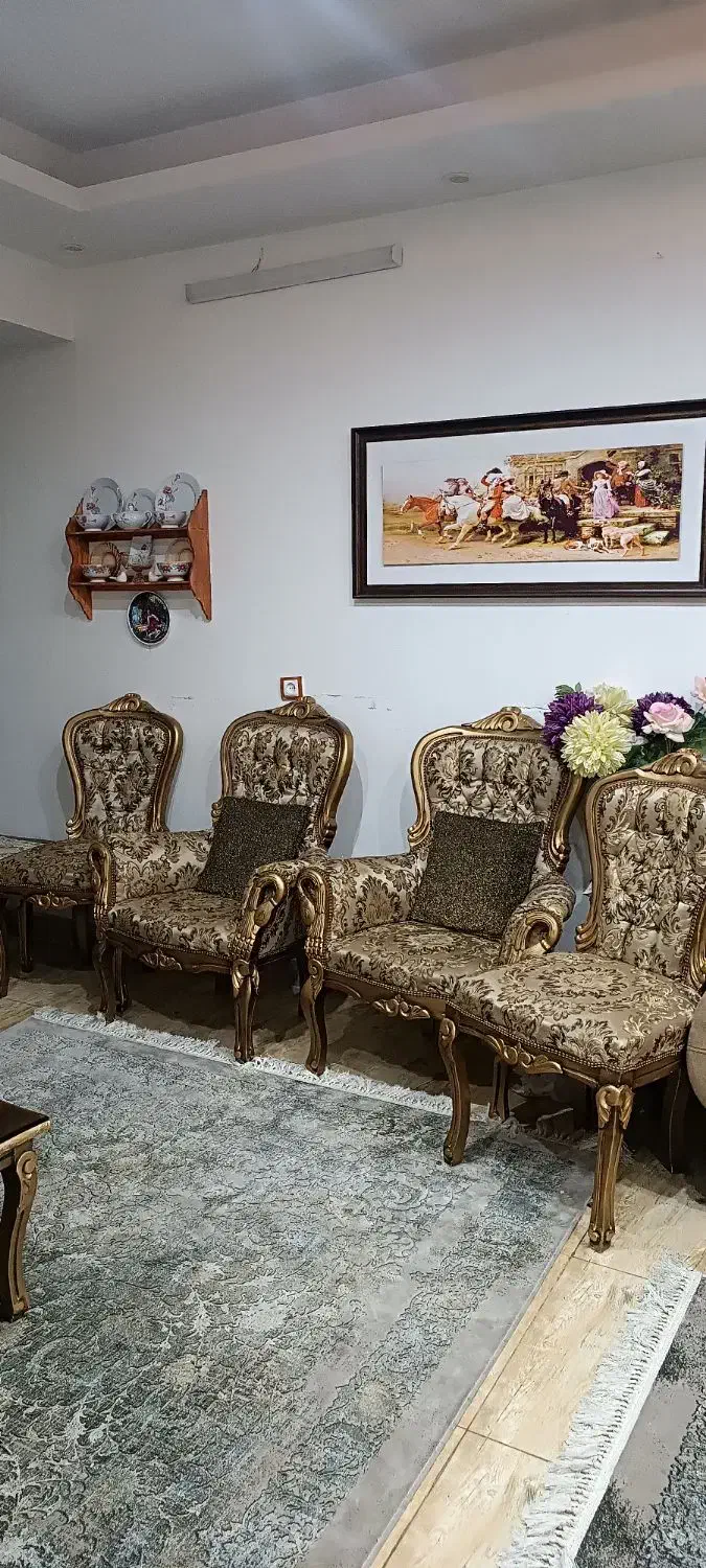 مبل ۹نفره استیل|مبلمان خانگی و میز عسلی|مشهد, حضرت حجت|دیوار