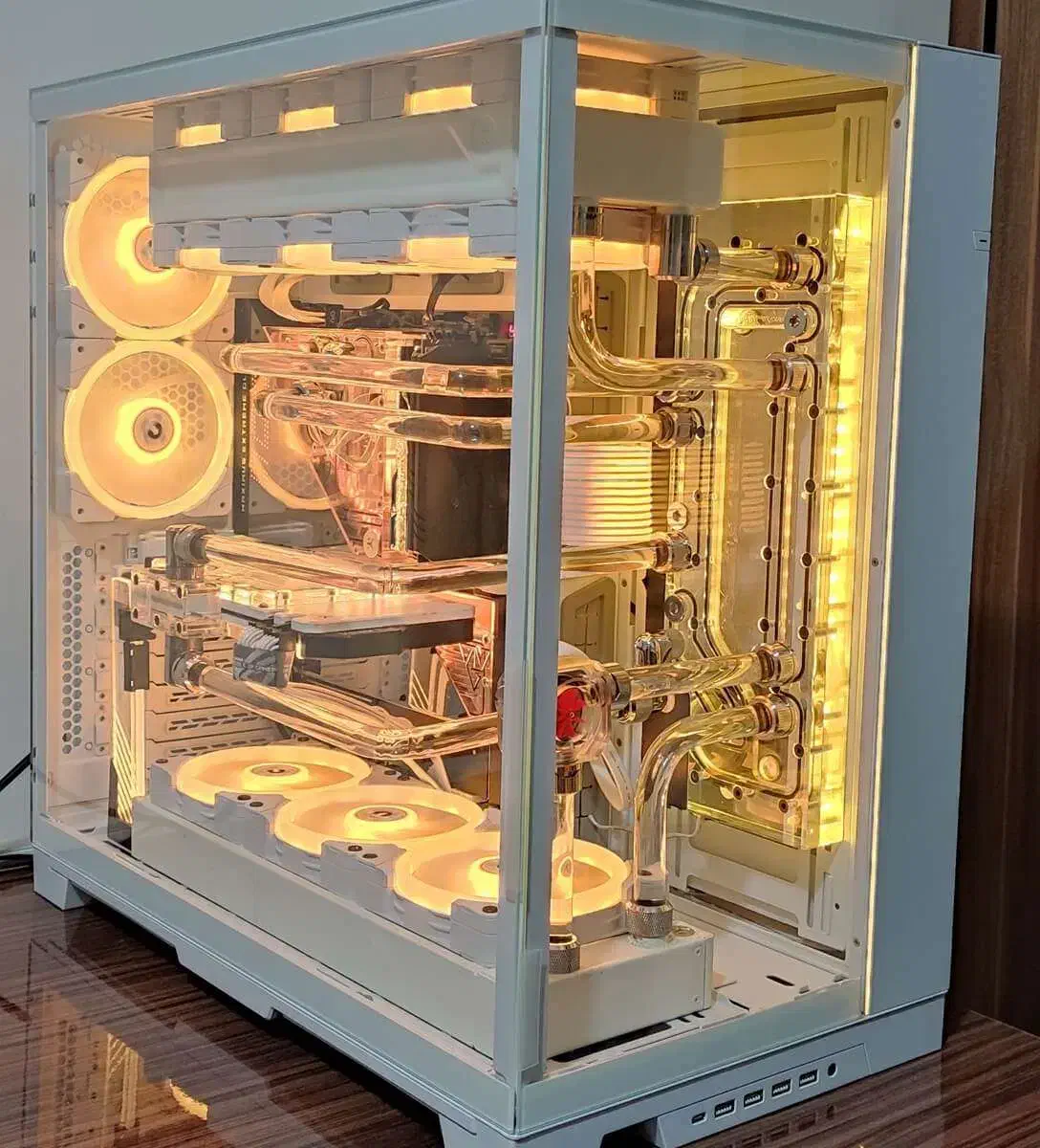 کیس HIGH-END با کاستوم واترکولینگ EKWB|رایانه رومیزی|تهران, تجریش|دیوار