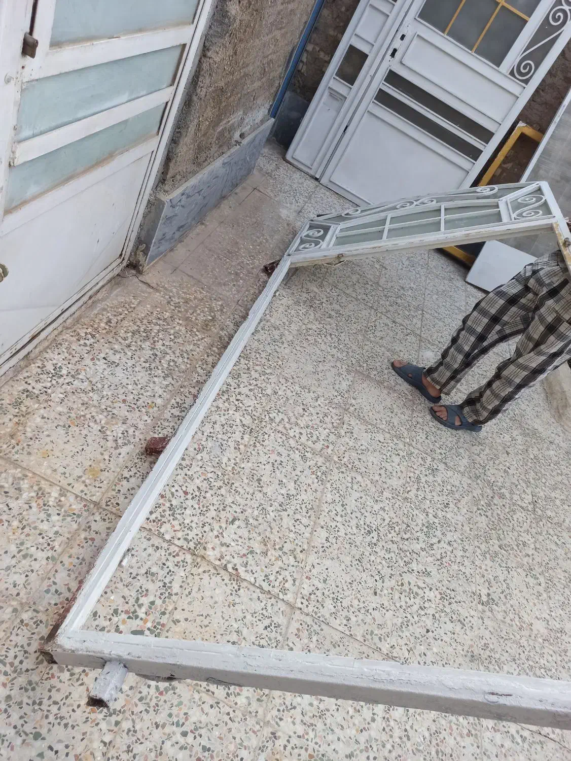 درب حال دولنگه با چها رچوب،درب توری|مصالح و تجهیزات ساختمان|دوگنبدان, |دیوار