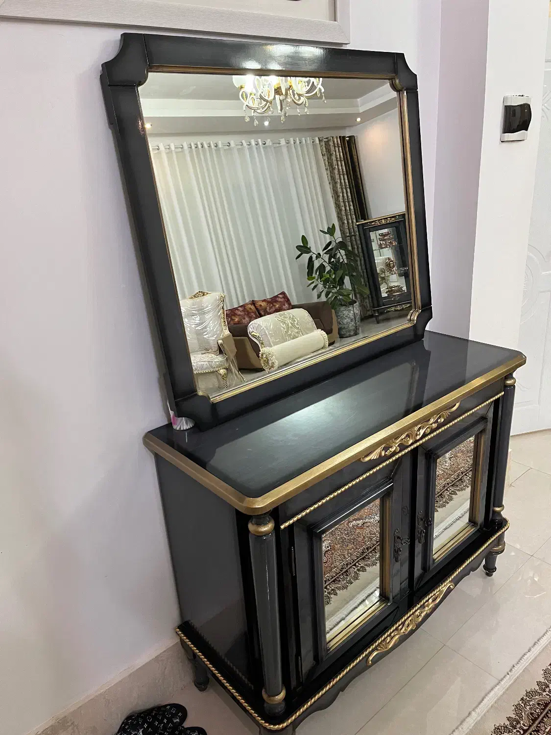 ۳تیکه میز تی وی اینه کنسول و بوفه برای جهیزیه عروس|بوفه، ویترین، کنسول|تربت جام, مطهری|دیوار