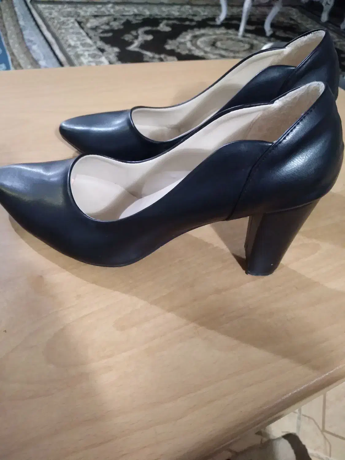 کفش مجلسی مشکی|کیف، کفش، کمربند|خمام, |دیوار