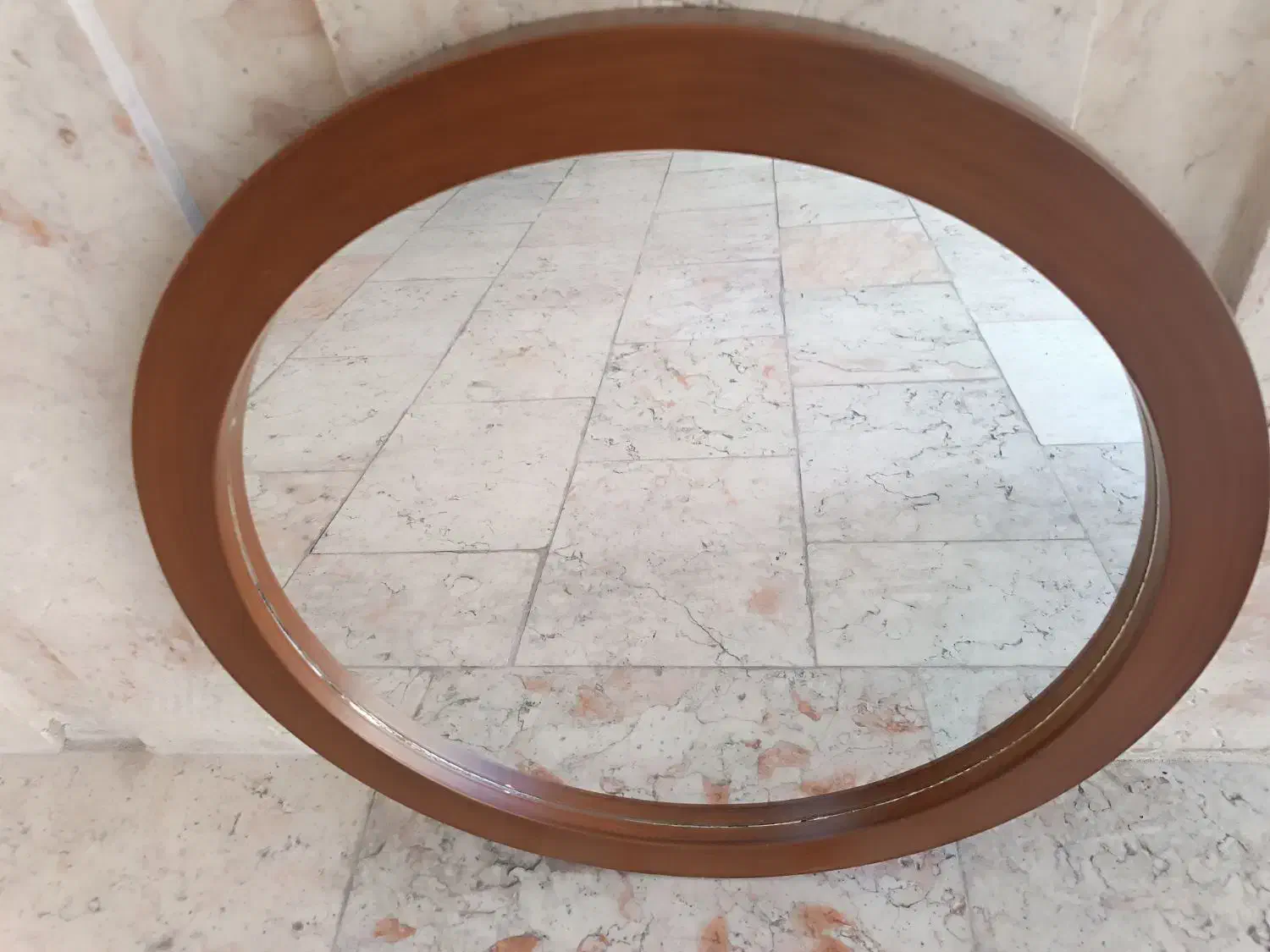 اینه گرد چوبی نو|آینه|گلپایگان, |دیوار