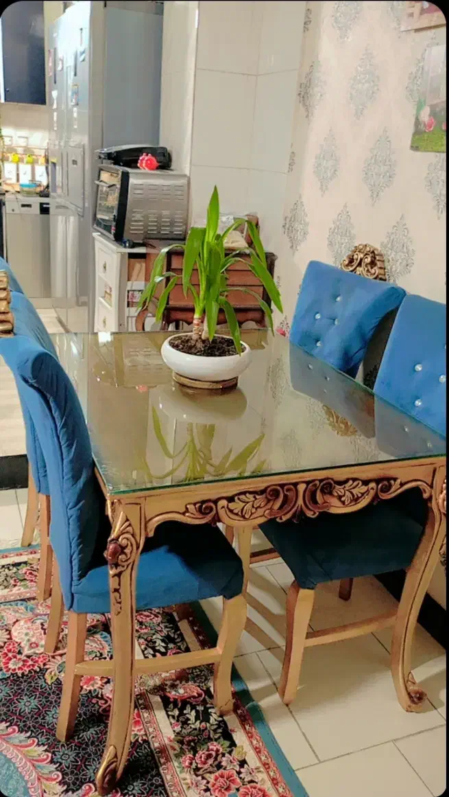 میز ناهارخوری ۴نفره|میز و صندلی غذاخوری|قرچک, میرزائی شمالی|دیوار