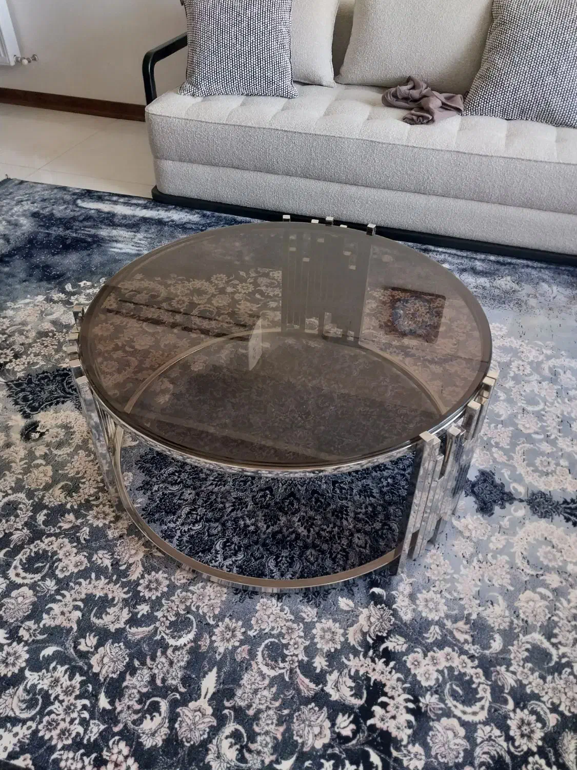 میز جلو مبلی استیل|مبلمان خانگی و میز عسلی|شاهین‌شهر, طالقانی|دیوار