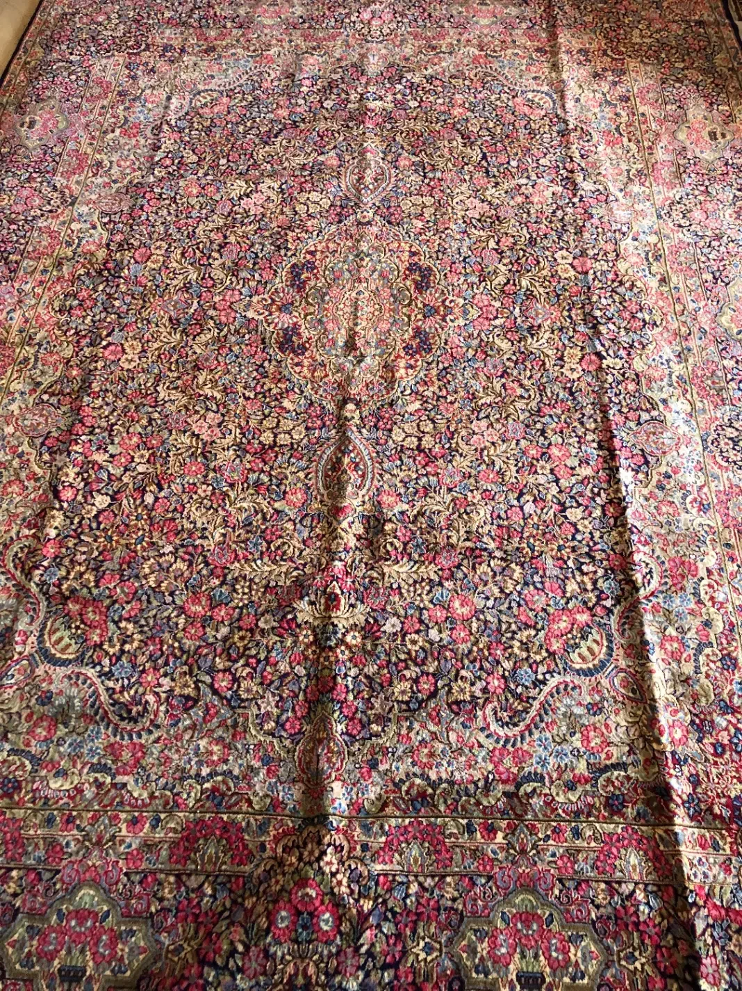 فرش دست بافت راور ۱۲ متری کرمان پرزدار|فرش|تهران, قلهک|دیوار