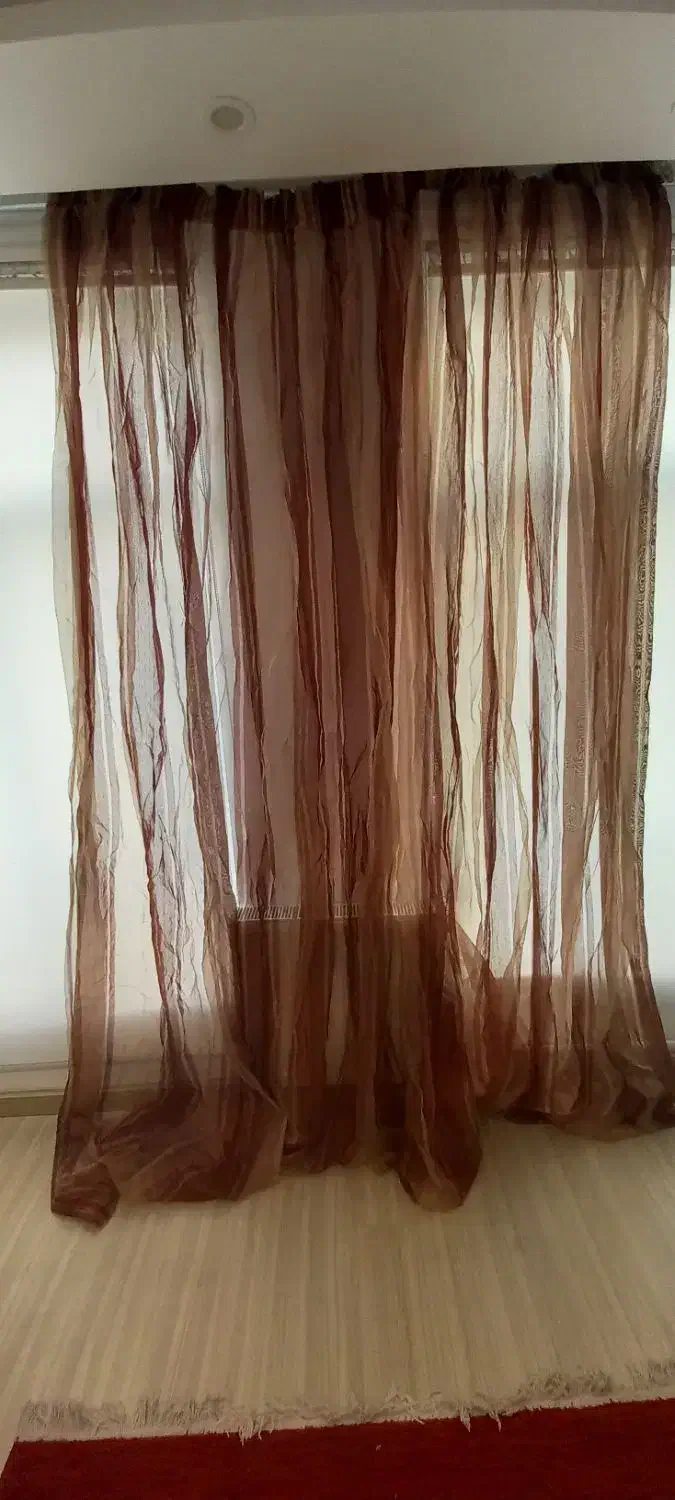 پرده حریر|پرده، رانر، رومیزی|تهران, شهمیرزادی|دیوار