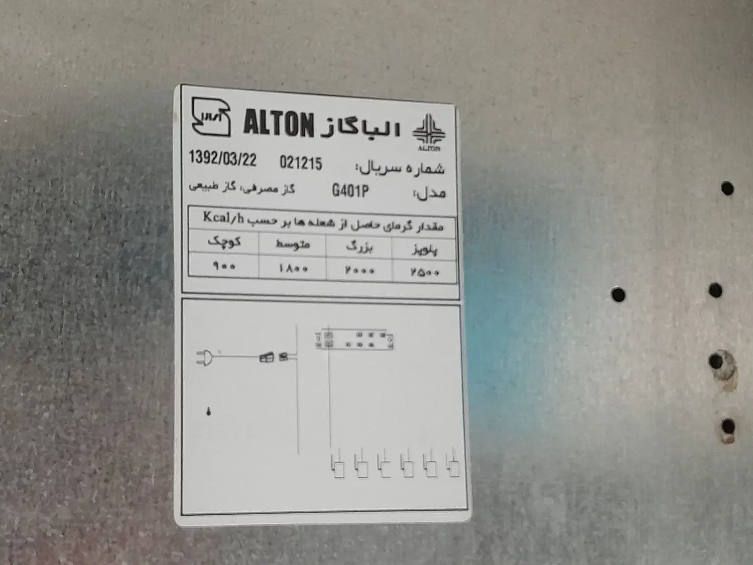 گاز صفحه ای|اجاق گاز و لوازم برقی پختوپز|کاشمر, |دیوار