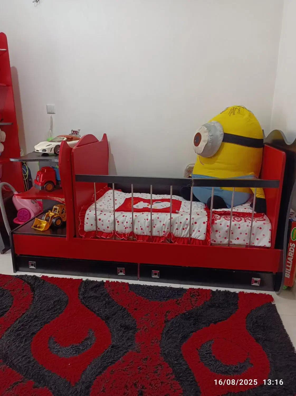 سرویس خواب سه کاره کودک و نوجوان|تخت و سرویس خواب|صومعه‌سرا, |دیوار