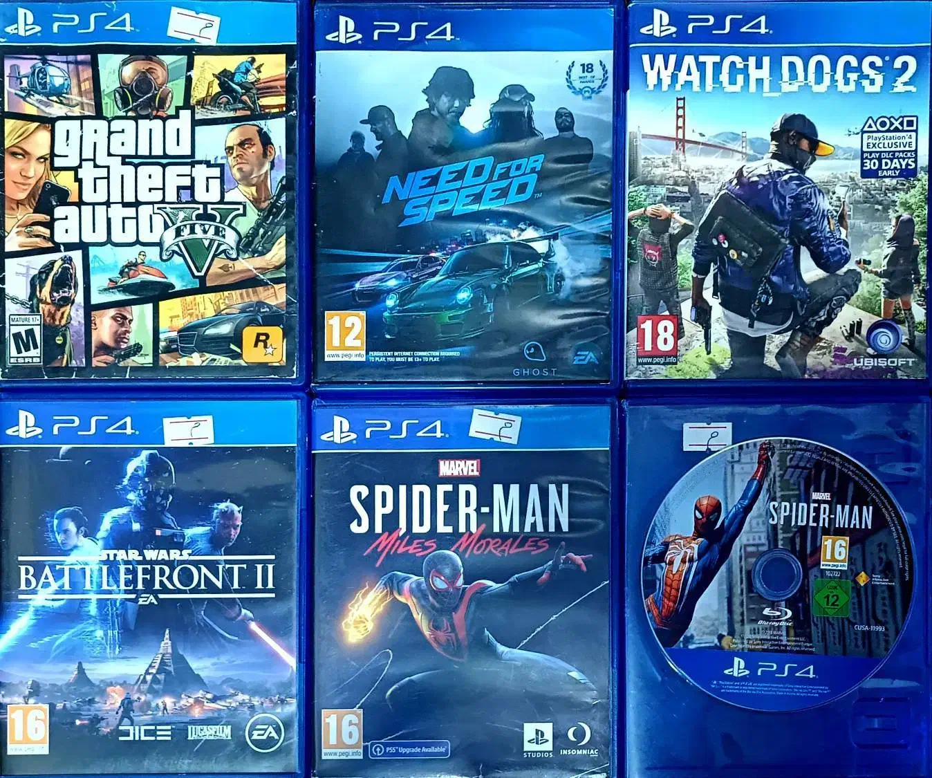 تعدادی دیسک بازی ps4 و ps5|کنسول، بازی ویدئویی و آنلاین|آمل, |دیوار