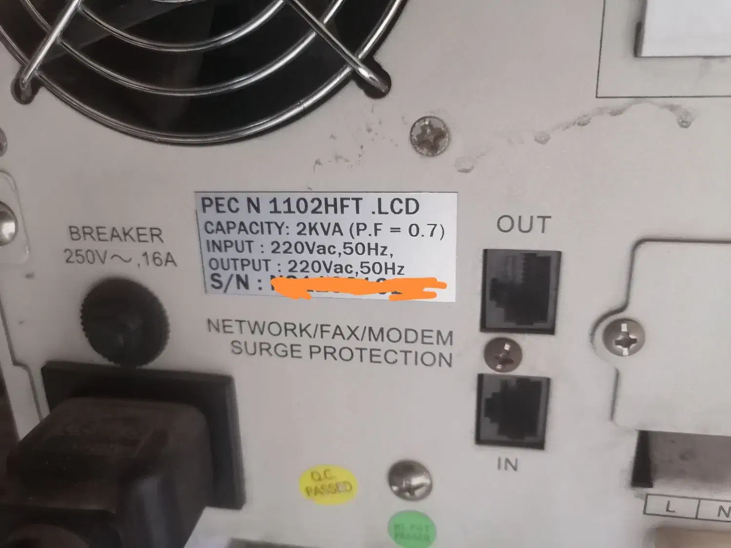 یو پی اس پرسو الکترونیک 2kva|قطعات و لوازم جانبی رایانه|مشهد, کوی دروی|دیوار