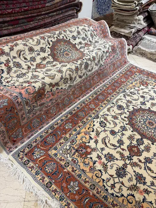 زوج فرش ۶ متری نقشه علیا تبریز|فرش|تهران, شهرک غرب|دیوار