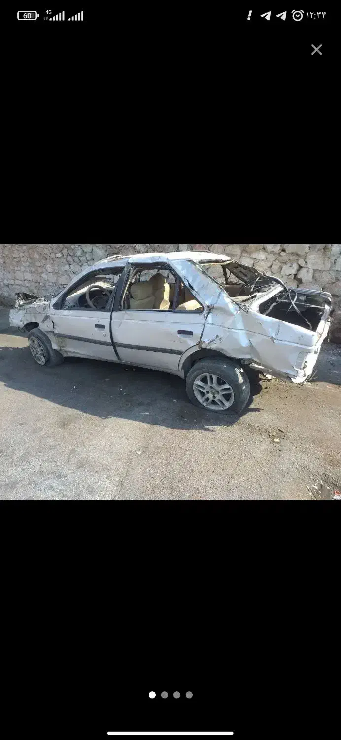 پژو 405تصادفی|خودرو سواری و وانت|سقز, |دیوار