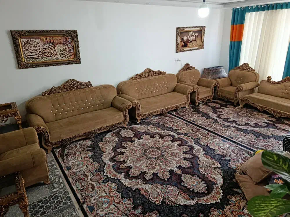 مبل سلطنتی 12نفره|مبلمان خانگی و میز عسلی|شیراز, کوشک میدان|دیوار