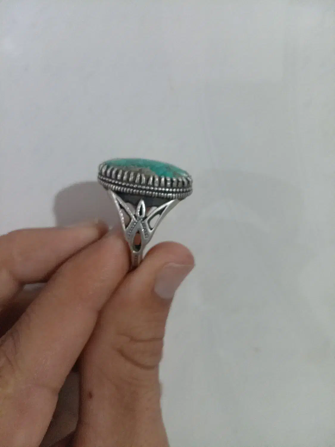 انگشتر فیروزه نیشابور آبی|جواهرات|چادگان, |دیوار