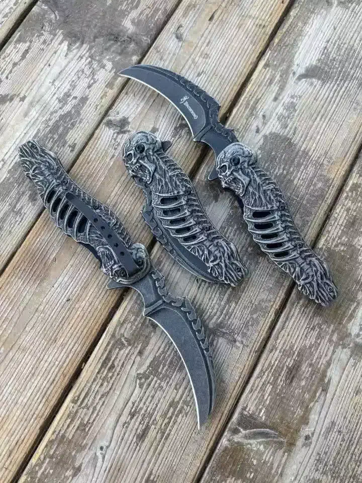 چاقو برونینگ اسکلتی وارداتی|کوهنوردی و کمپینگ|شاهین‌شهر, فردوسی|دیوار