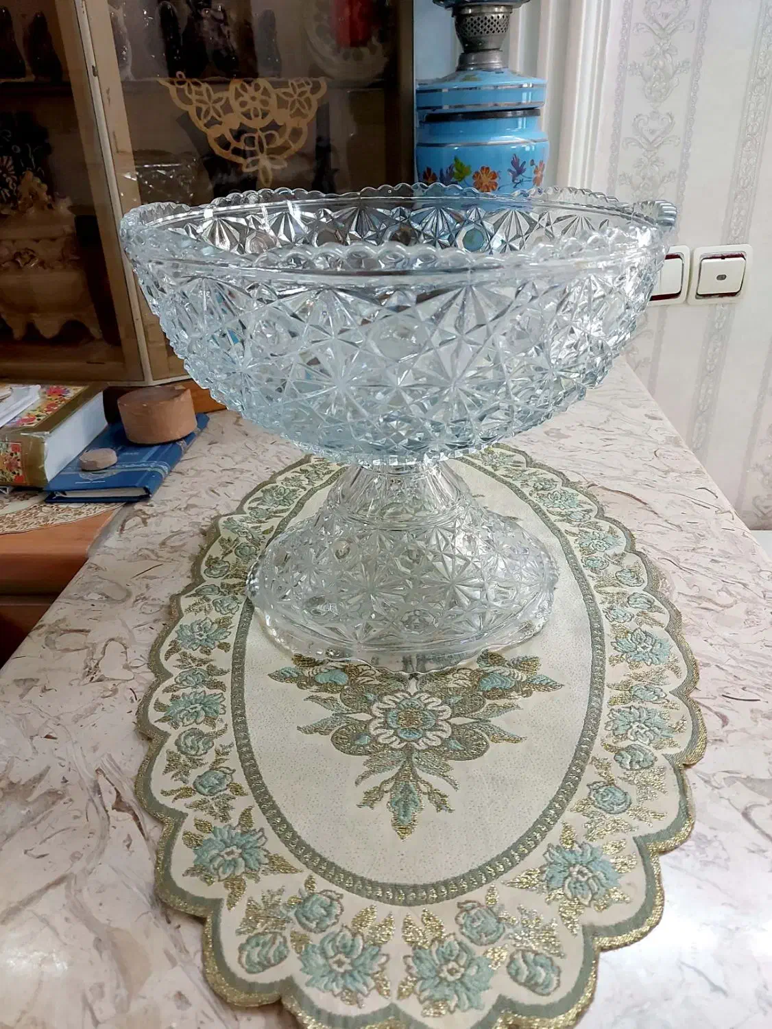 بلور کریستال خارجی عتیقه نوستالژی (نو)|کلکسیون اشیاء عتیقه|تهران, باغ خزانه|دیوار