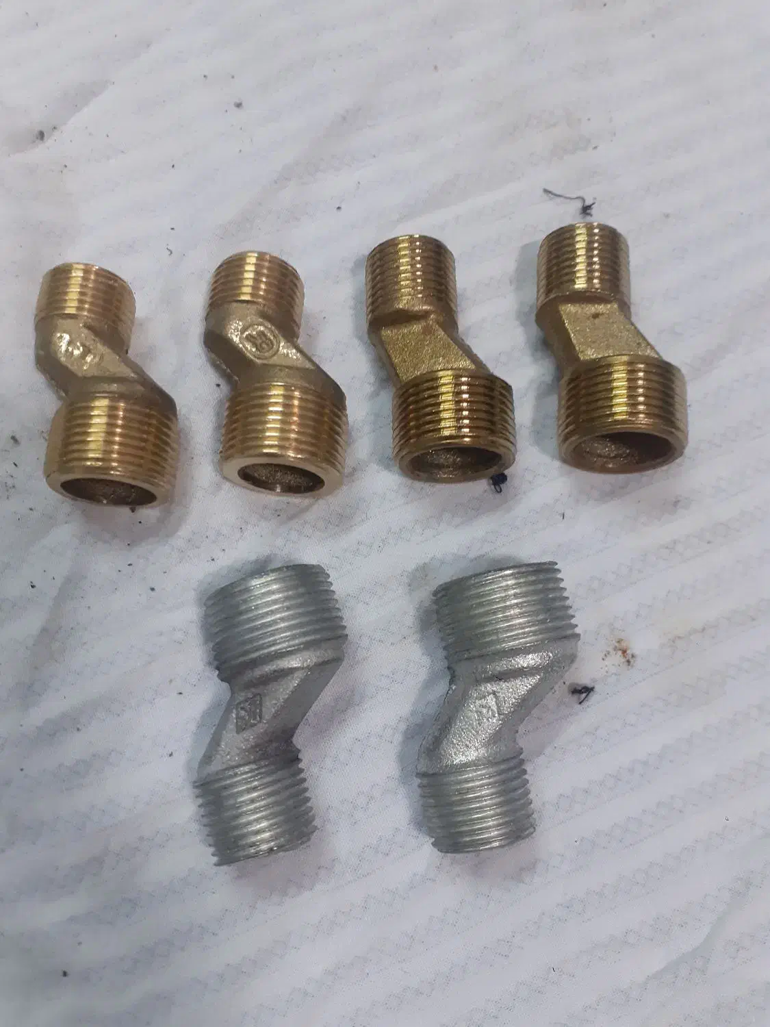 اتصالات شیر آب برنجی|لوازم سرویس بهداشتی|لاهیجان, خالو باغ|دیوار