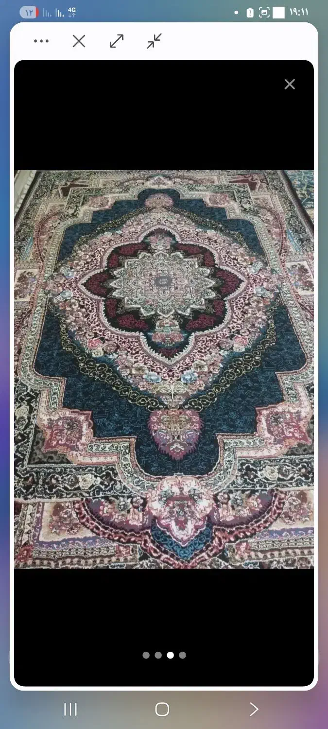 فرش جفت ۱۲متری در حد نو|فرش|ریگان, |دیوار