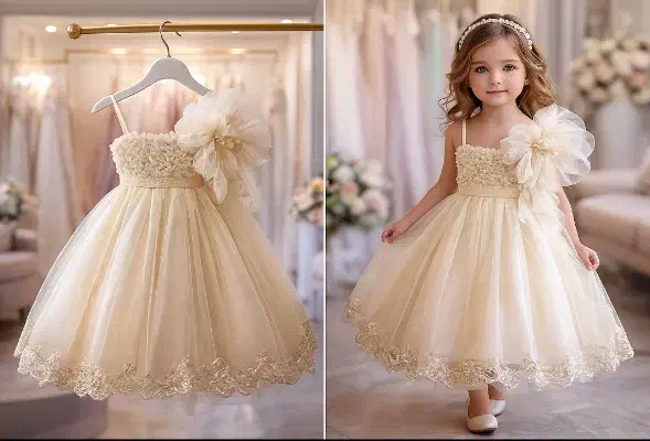 لباس عروس بچه گانه|کفش و لباس بچه|کرج, شاهین‌ویلا|دیوار