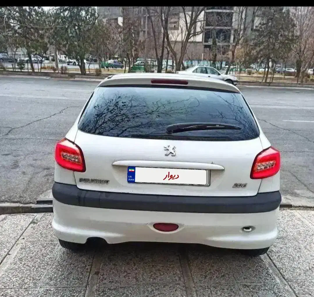 206 تیپ 2 اخر 95|خودرو سواری و وانت|تهران, پرستار|دیوار