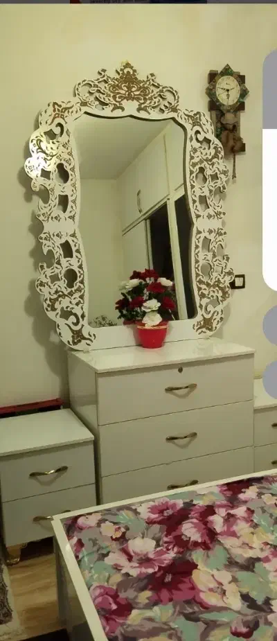 سرویس خواب درحدنوتمیزوسالم باتشک رویال|تخت و سرویس خواب|باغستان, |دیوار