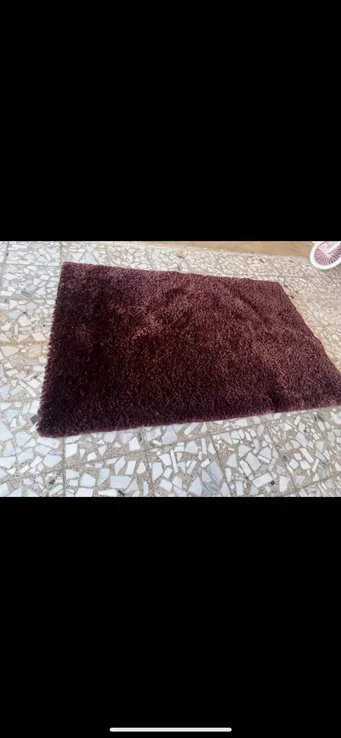 فرش پرز بلند کاملا سالم|فرش|قزوین, |دیوار