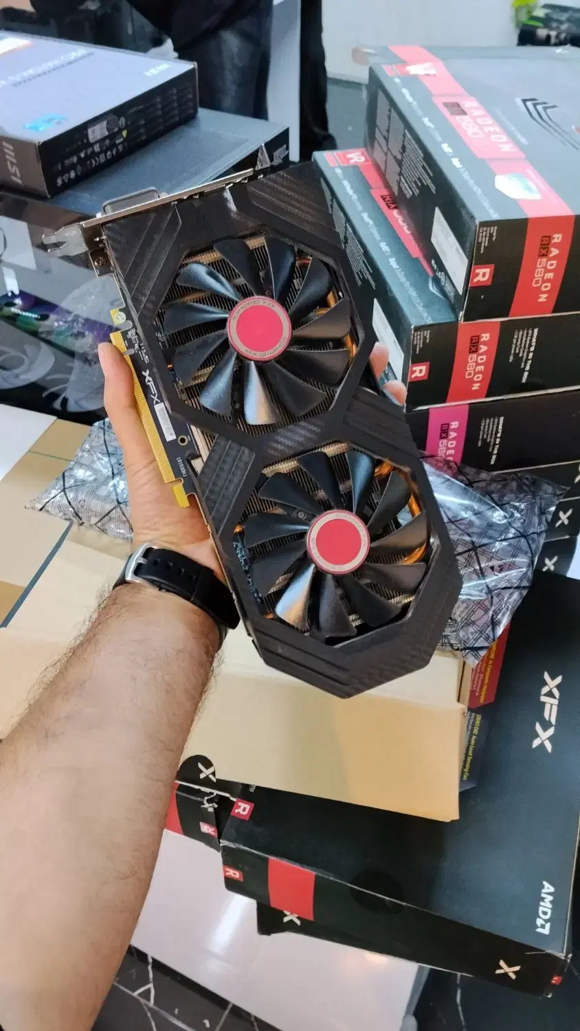 گرافیک rx580 8G|قطعات و لوازم جانبی رایانه|ورامین, ورامین|دیوار