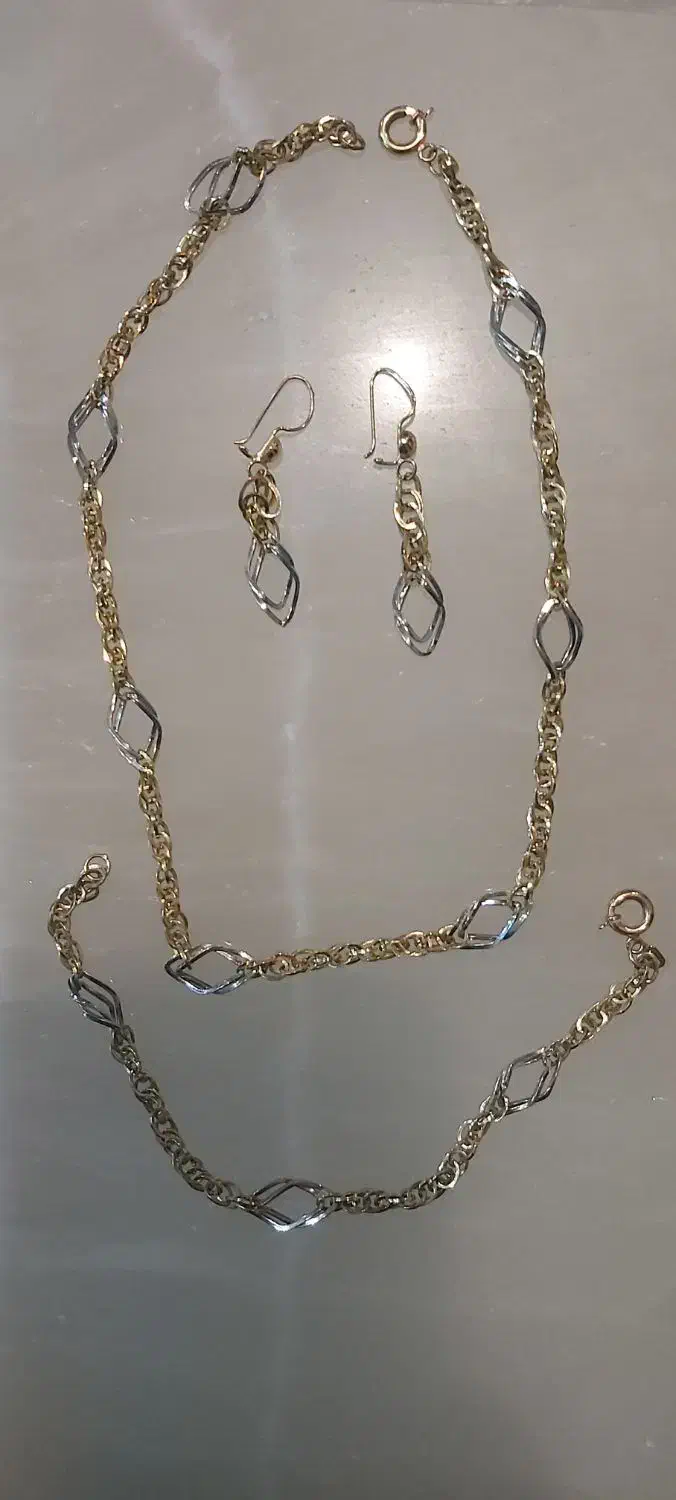 سرویس طلا ۱۸ عیار مدل اسپادانا|جواهرات|تهران, تهرانسر شمالی|دیوار