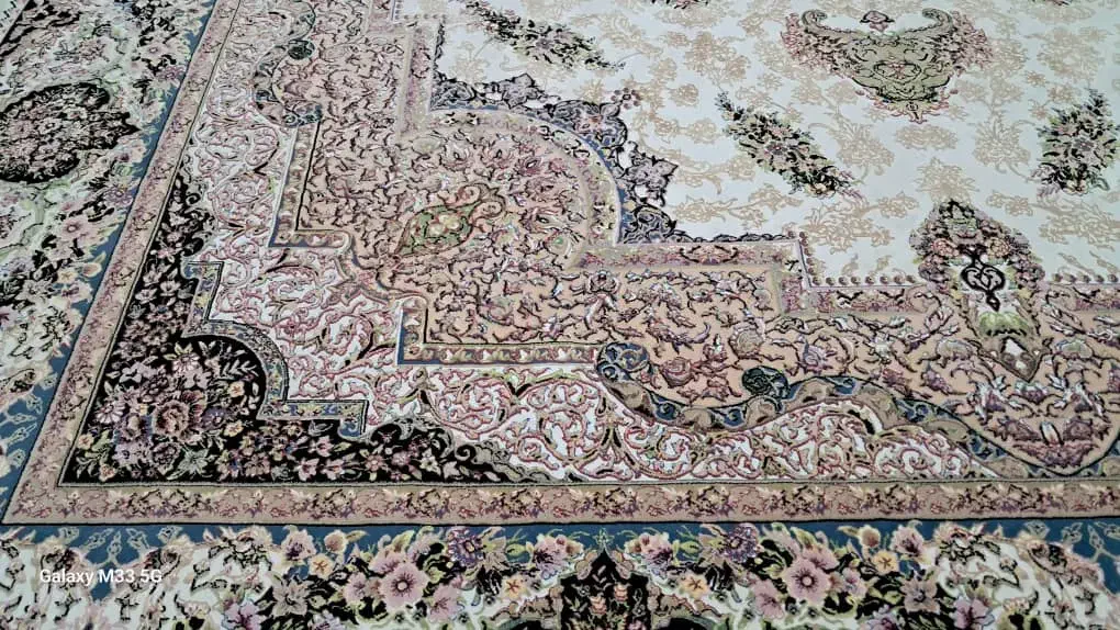 یک جفت فرش ۶ متری ماشینی گل برجسته|فرش|تهران, چیتگر جنوبی|دیوار