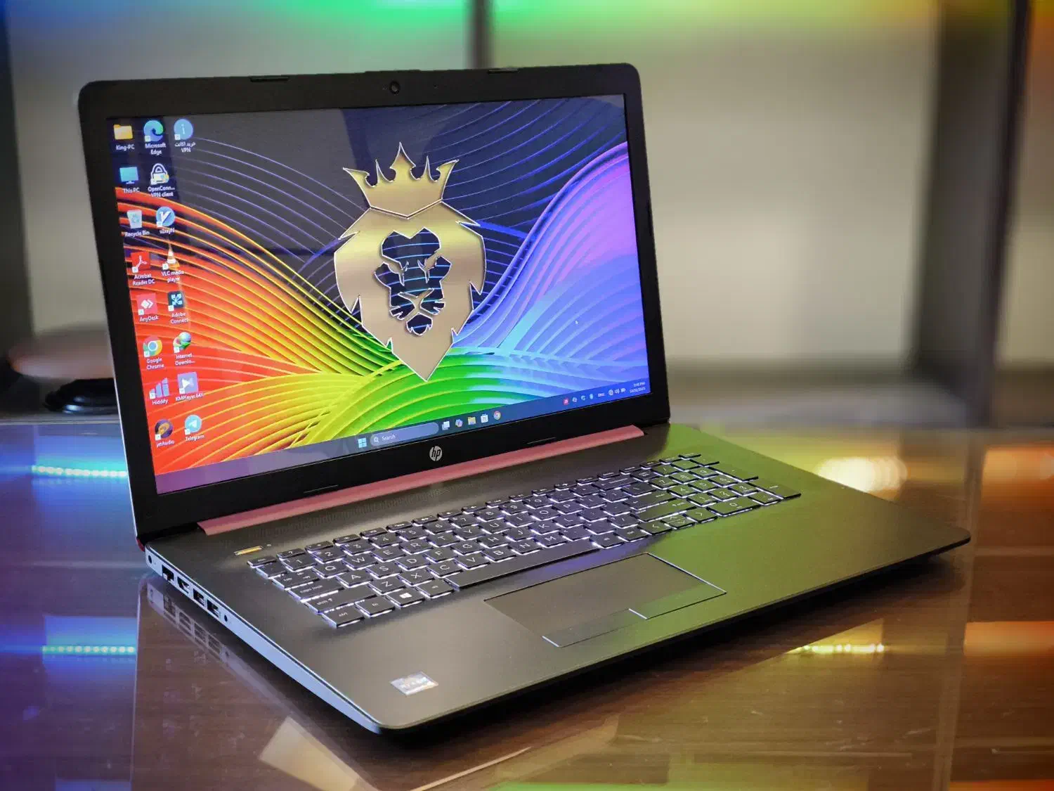 hp رنگ خاص گرافیک دار لمسی ۱۷.۳ اینچ باطری نو فول|رایانه همراه|تهران, فلسطین (میدان انقلاب)|دیوار