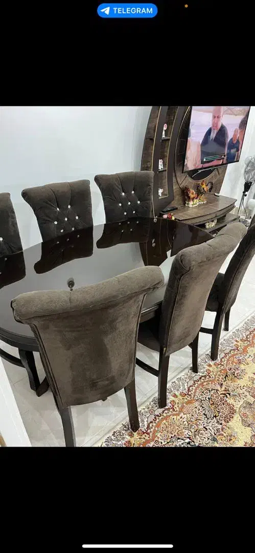 میز ناهار خوری 6نفره|میز و صندلی غذاخوری|کلاچای, |دیوار