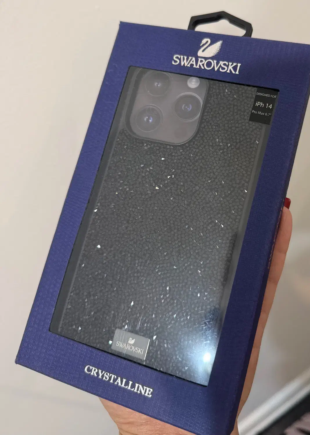 قاب گوشی سواروسکی آیفون مدل ۱۴ پرو مکس در حد نو|لوازم جانبی موبایل و تبلت|تهران, باغ فیض|دیوار