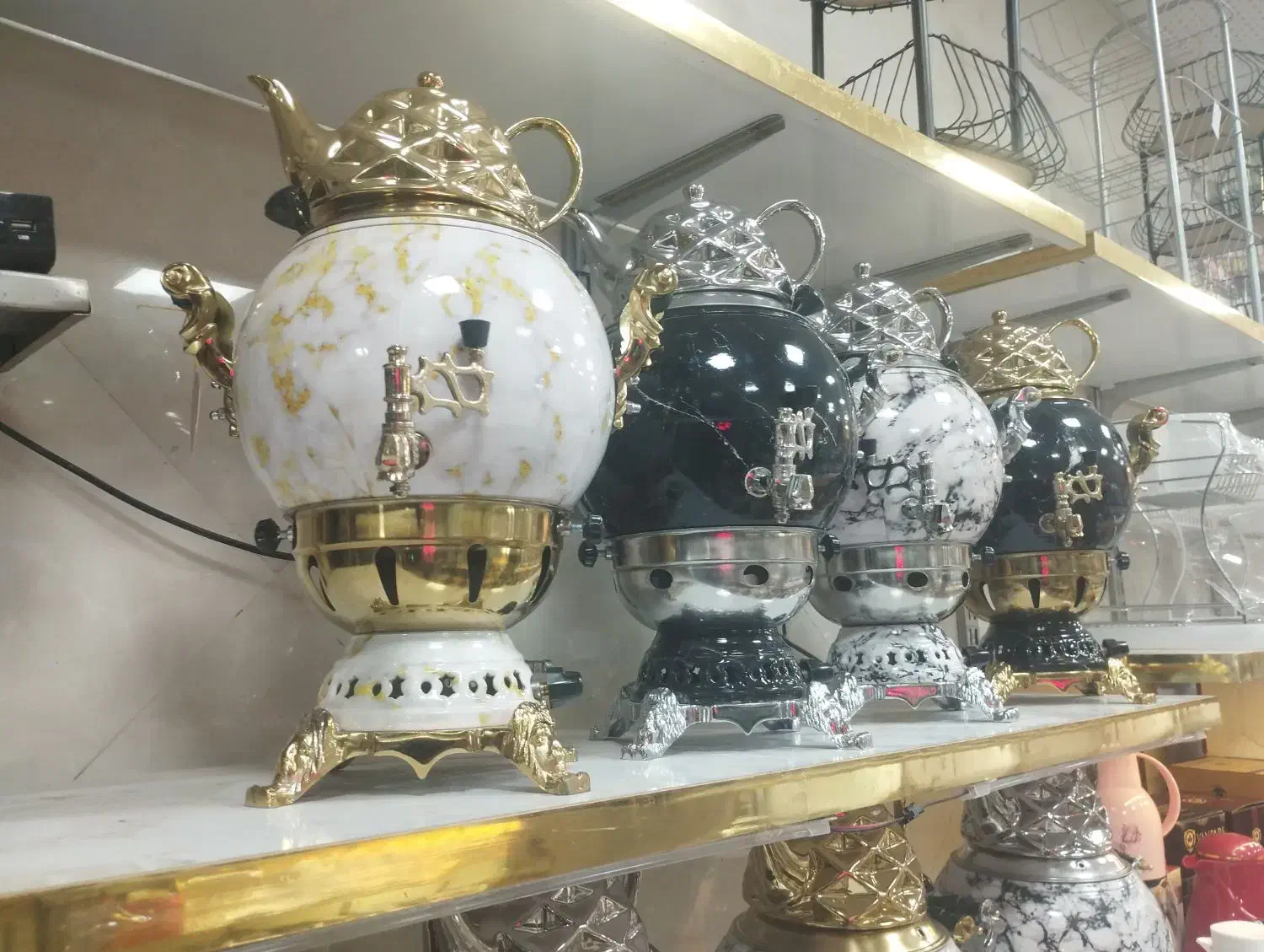 سماورگازی (به قیمت تولیدکننده) به صورت تک و عمده|سماور، چایساز، قهوهساز|یزد, |دیوار