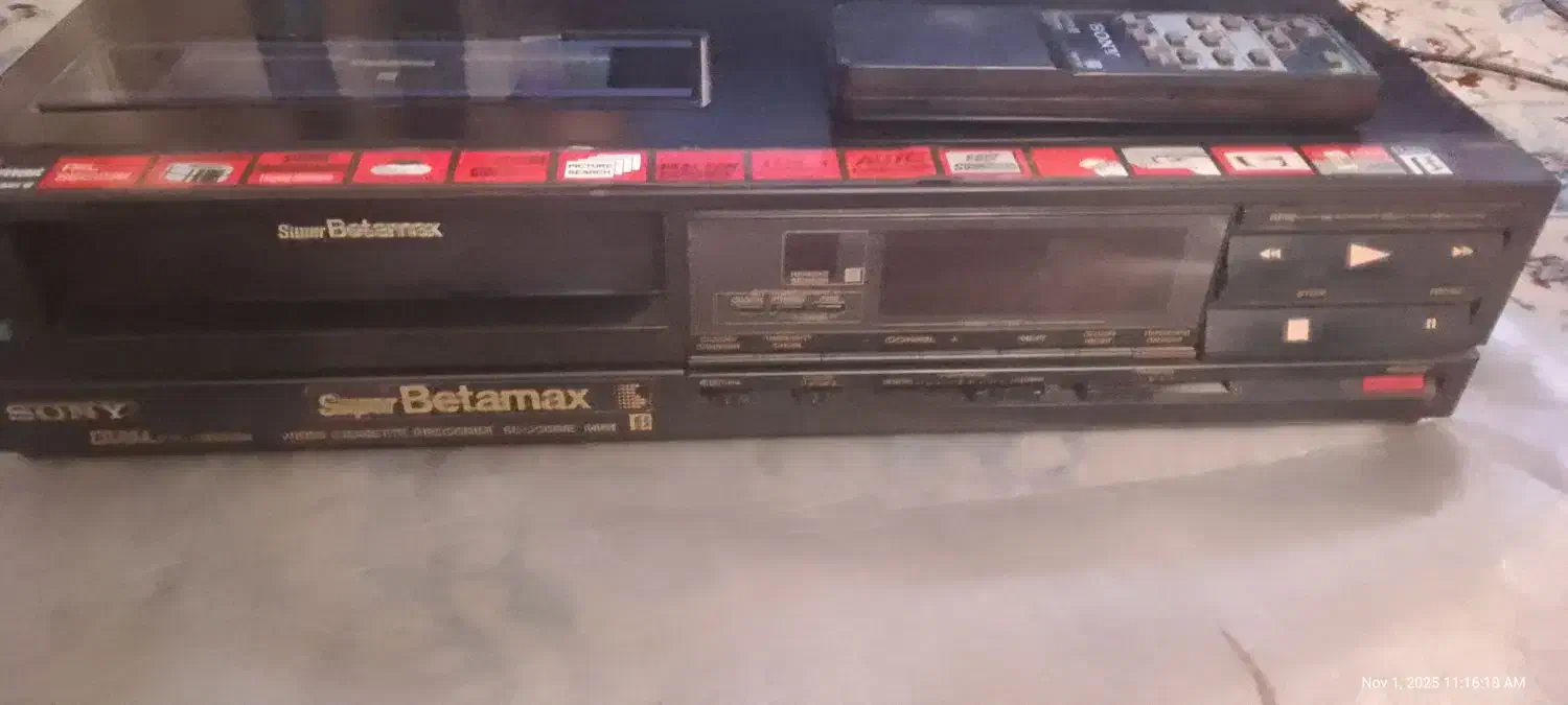 ویدئو سوپر بتاماکس سونی super Betamax sony در حد|پخش‌کننده DVD و ویدیو|تهران, امانیه|دیوار