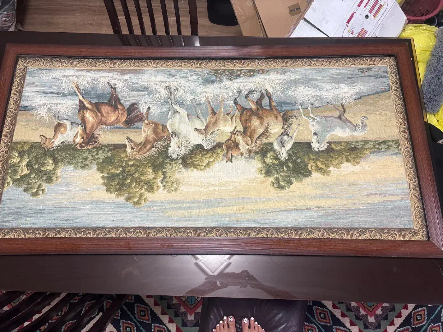 تابلو بزرگ|تابلو فرش|کرمان, |دیوار