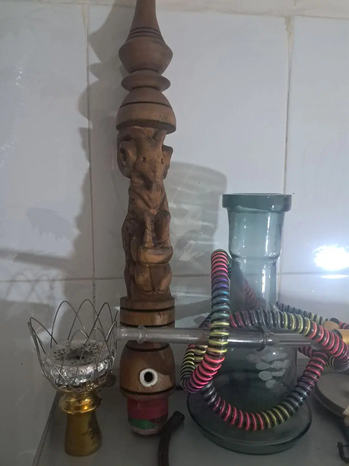 قلیون چوبی نو|زیورآلات و اکسسوری|گلپایگان, |دیوار