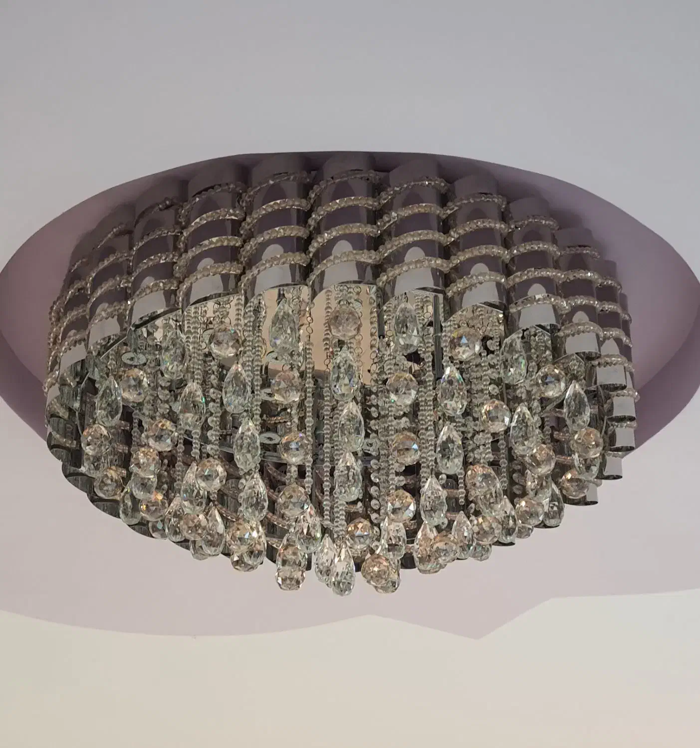 لوستر کریستال کنترلی|لوستر و چراغ آویز|بندر انزلی, تهران|دیوار