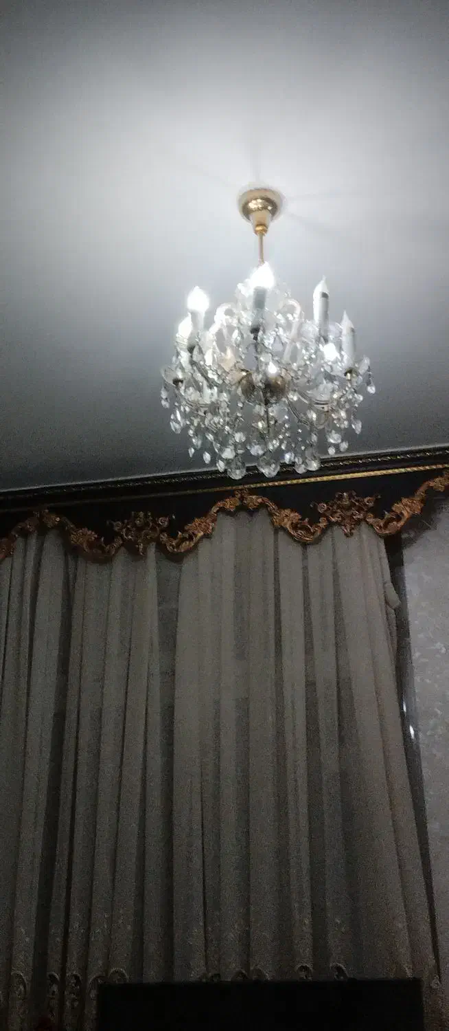 لوستر کریستالی|لوستر و چراغ آویز|تبریز, |دیوار