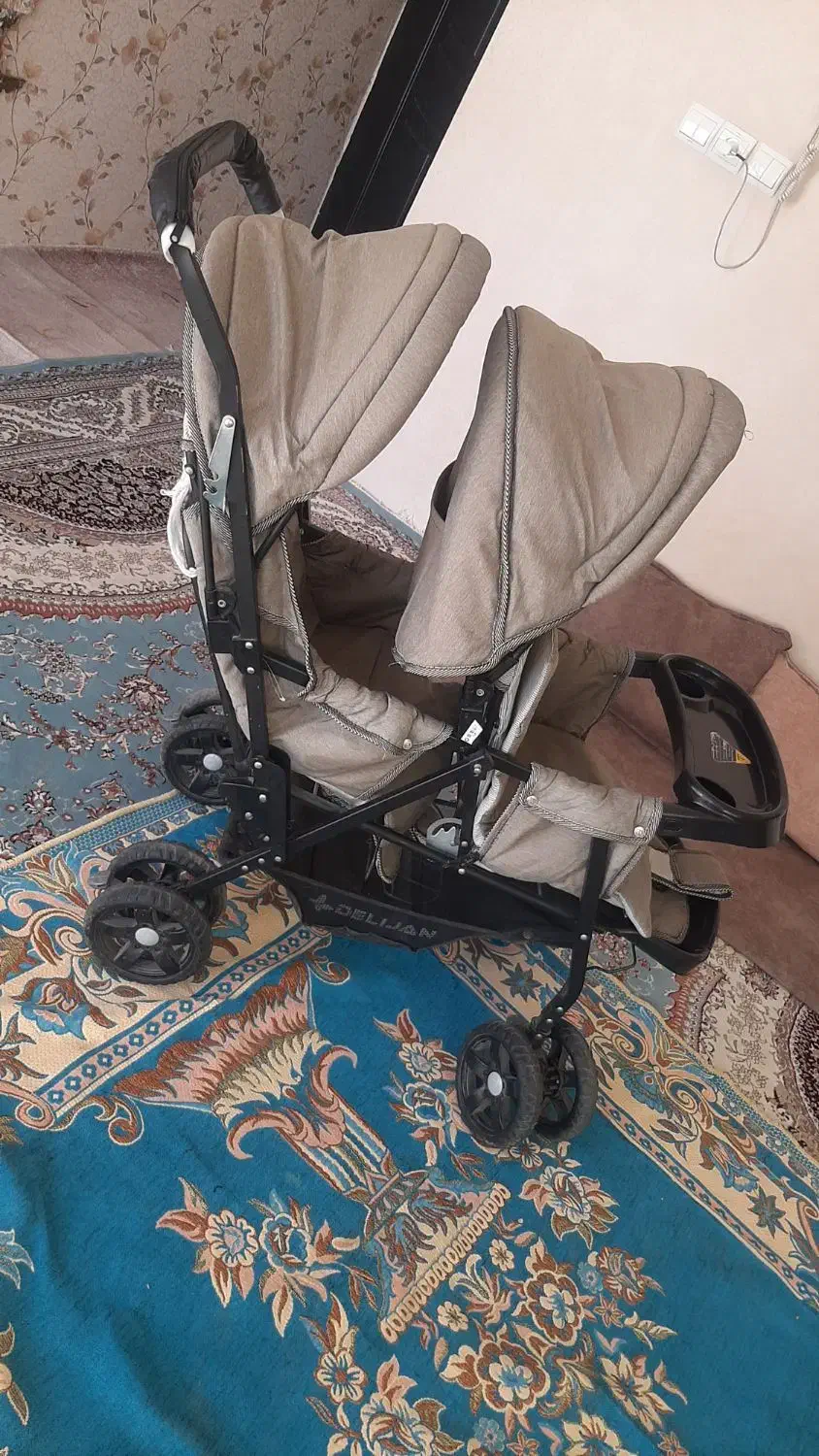 کالسکه دوقلو|کالسکه و لوازم جانبی|بروجرد, |دیوار