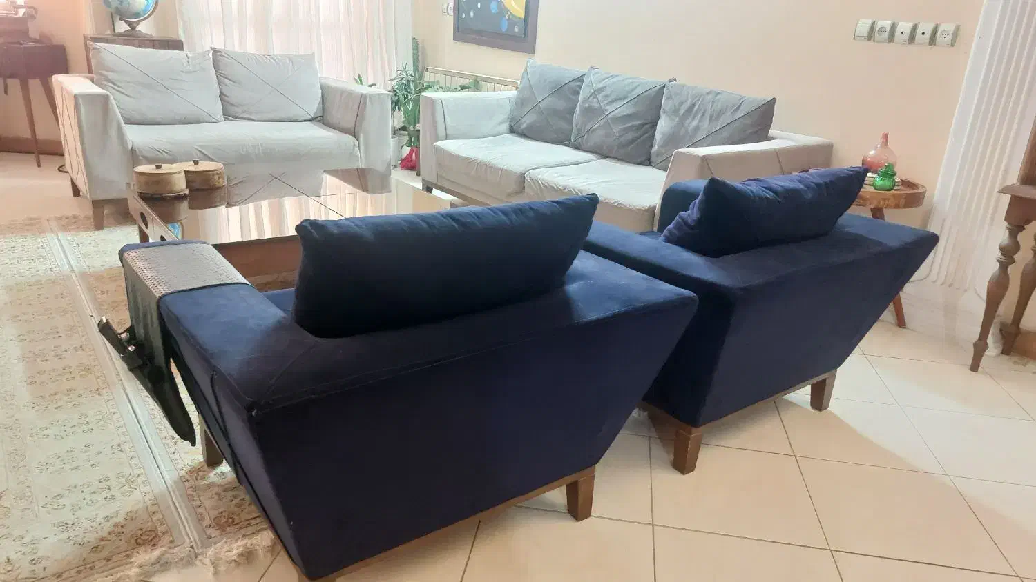 مبل شرکتی ۷ نفره کارکرده ولی سالم|مبلمان خانگی و میز عسلی|گرگان, |دیوار