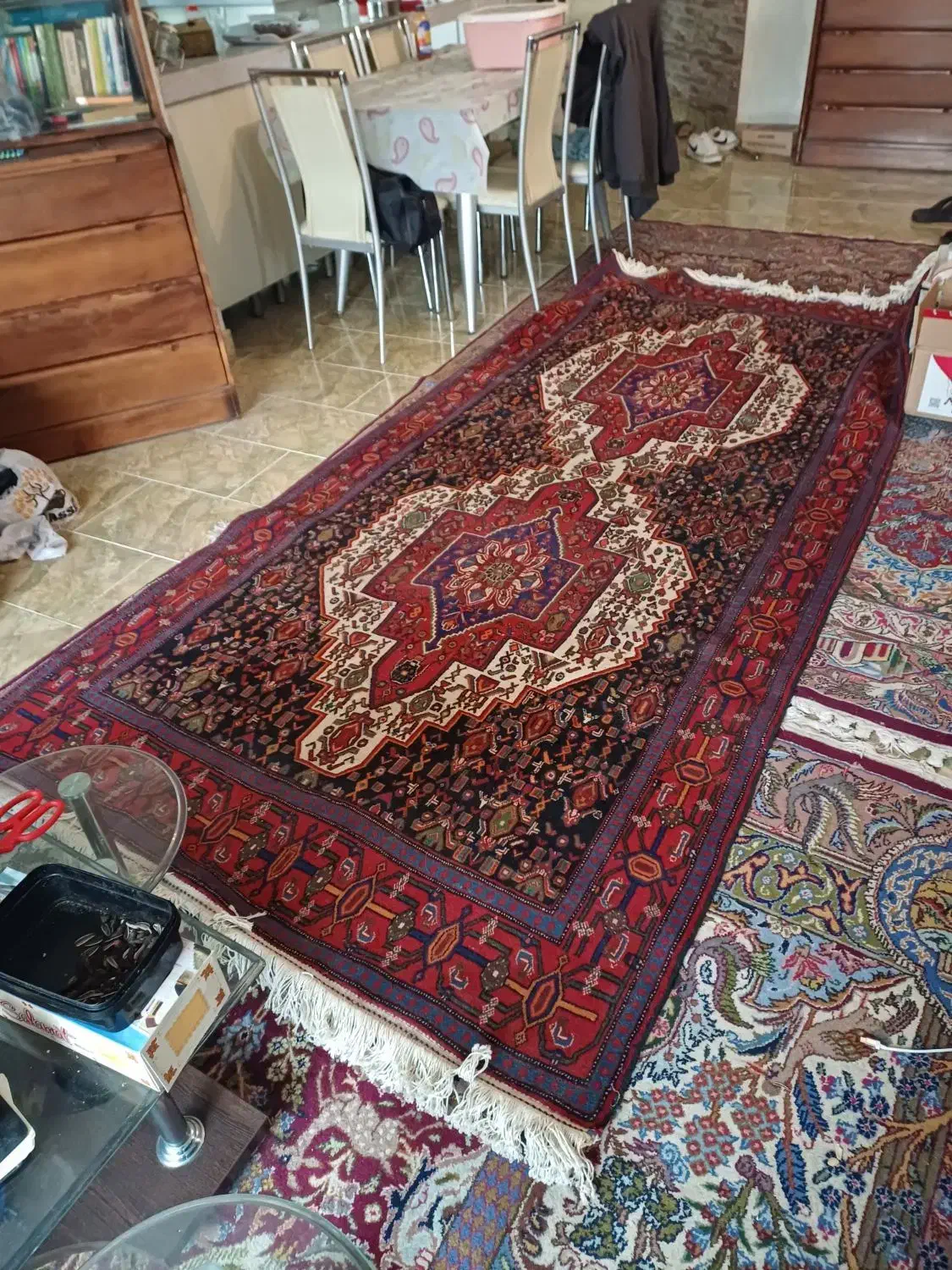 فرش دستبافت ساروق یا سنندج|فرش|کرج, شهرک اوج|دیوار