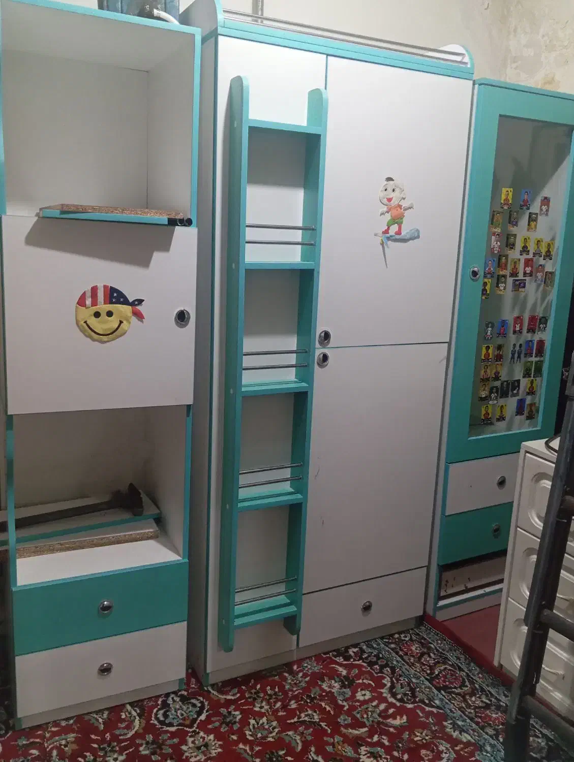 کمد بچه آبی پسرونه|اسباب و اثاث بچه|بومهن, |دیوار