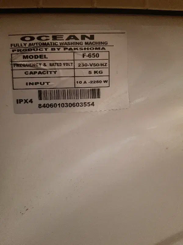 لباسشویی تمام اتوماتیک اوشن(ایتالیایی اصل)|ماشین لباسشویی و خشککن لباس|سنندج, |دیوار