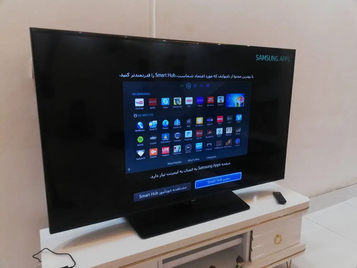 ۶۰اینچLEDسامسونگ4Kفوق هوشمنددرحدنوکره ای بشرط|تلویزیون و پروژکتور|مشهد, ثامن|دیوار