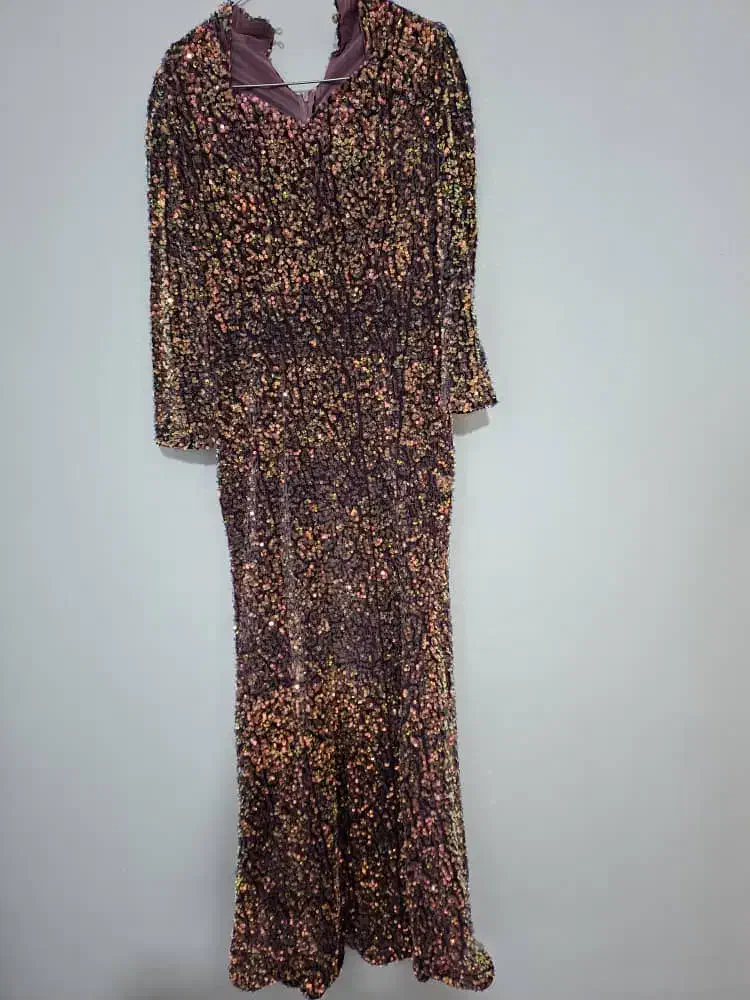 پیراهن مجلسی پولک دوزی نواصلا استفاده نشده|لباس|نهاوند, |دیوار