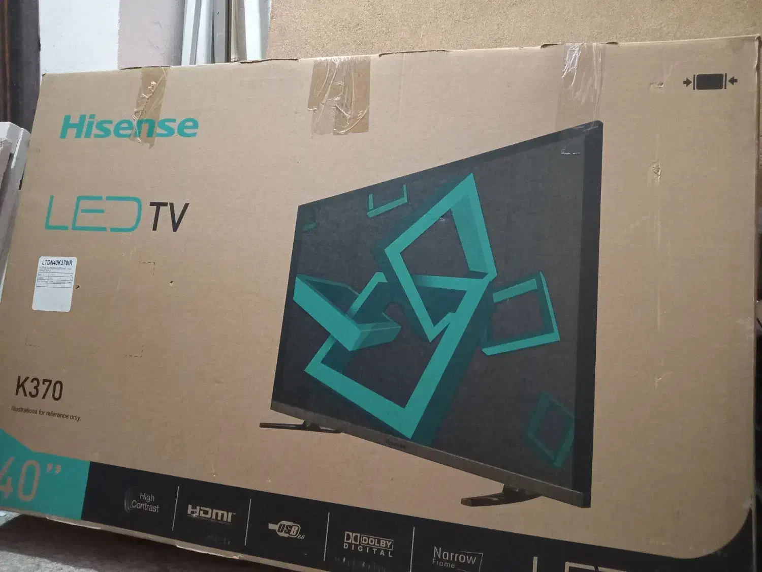 ال ای دی ۴۰ اینچ|تلویزیون و پروژکتور|فومن, |دیوار