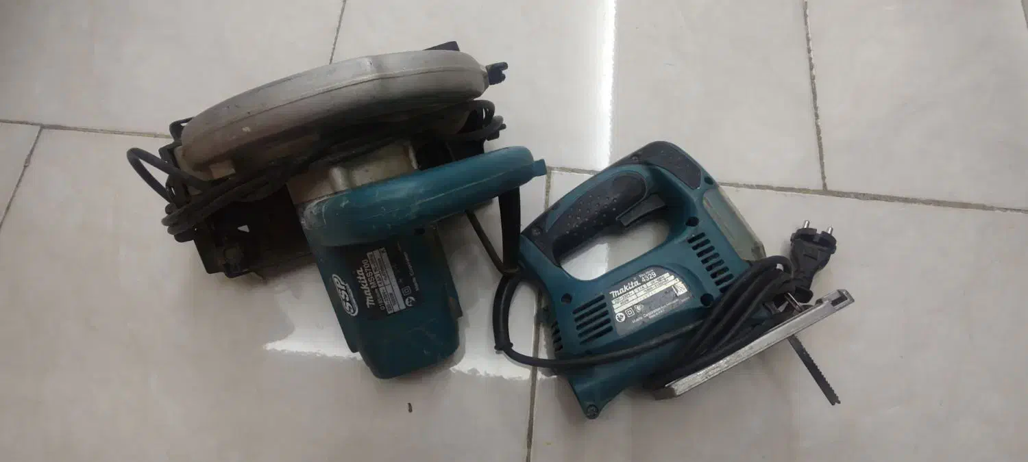 اره دیسکی و چکشی ماکیتا اصل قدیمی|ابزارآلات|کرج, کوی زنبق|دیوار