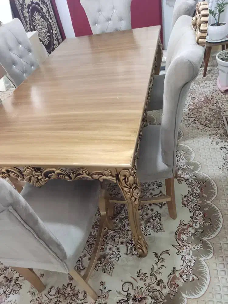 میز نهار خوری ۶نفره|میز و صندلی غذاخوری|بوشهر, |دیوار