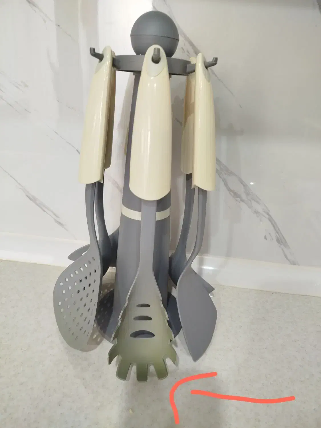 ست کفگیر و ملاقه|ظروف پخت‌وپز|فلاورجان, |دیوار